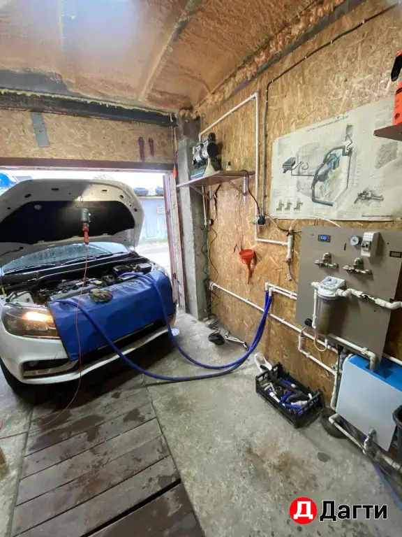 промывка радиатора печки