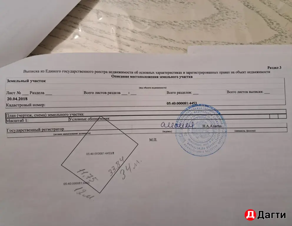участок 4 сот. И.Ж.С.