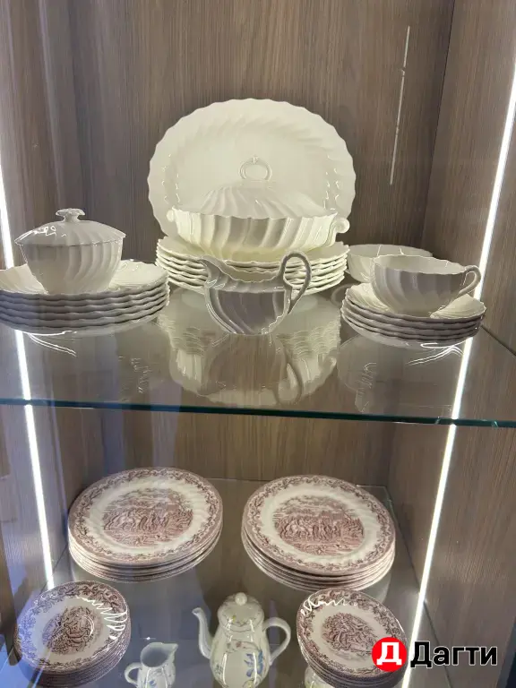 посуда , сервизы и поштучно винтажная оригинальная!