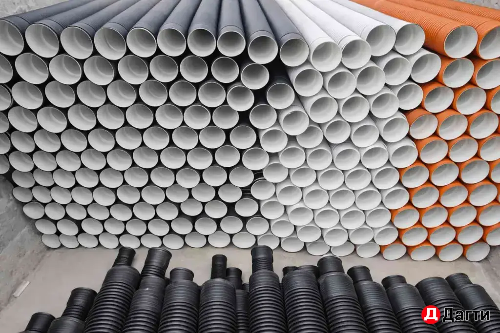 гофрированные трубы (оранживые)