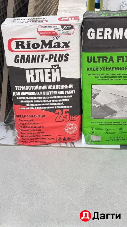 клея для плитки затирки