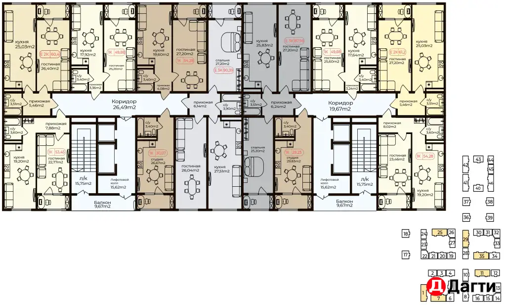 ЖК Московский 54,28 кВ