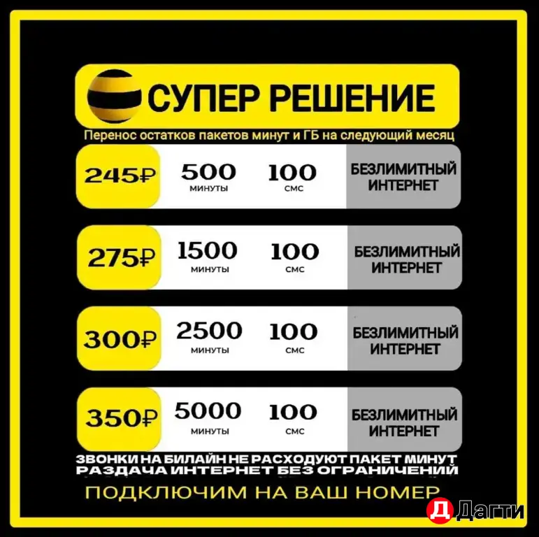 Безлимитный интернет с безлимитными тарифами..