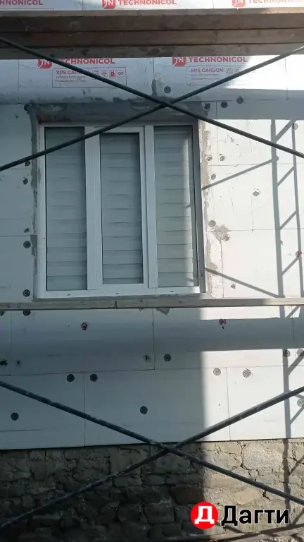 Утепление фасадов Пеноплексом !!!