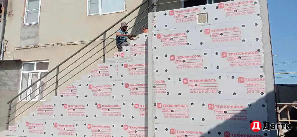 Утепление фасадов Пеноплексом !!!