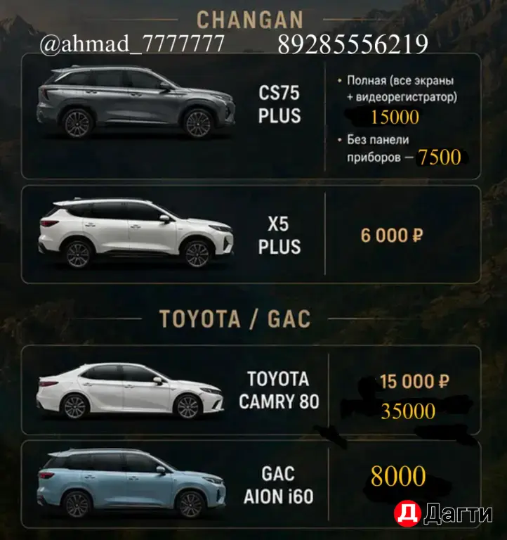 Русификация Gac Aion i60