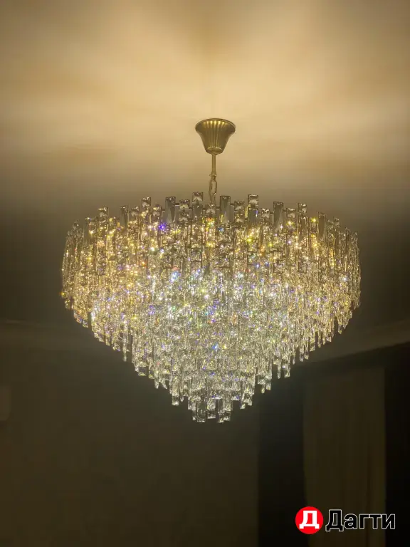 установка люстр - освещение