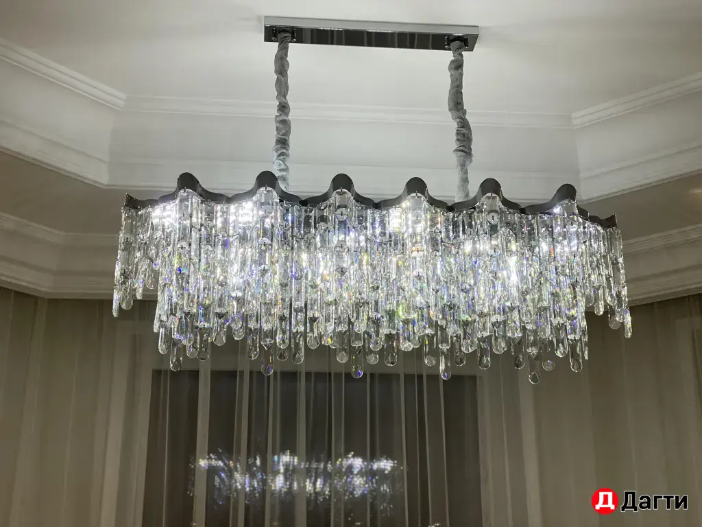 установка и сборка люстр