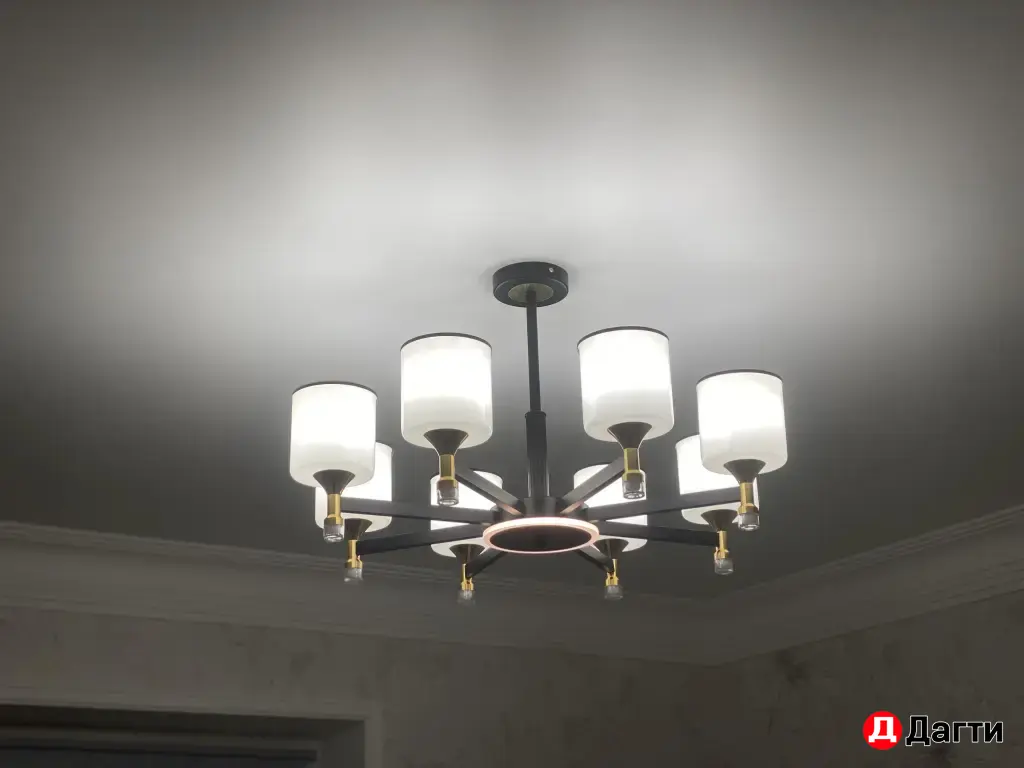 установка и сборка люстр