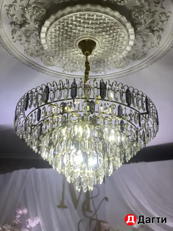 установка и сборка люстр