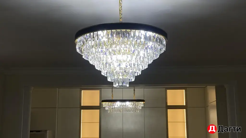 установка люстр - освещение