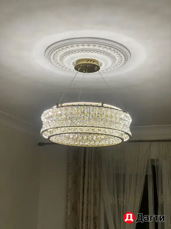 установка люстр - освещение