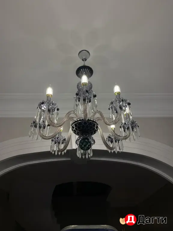 установка люстр - освещение