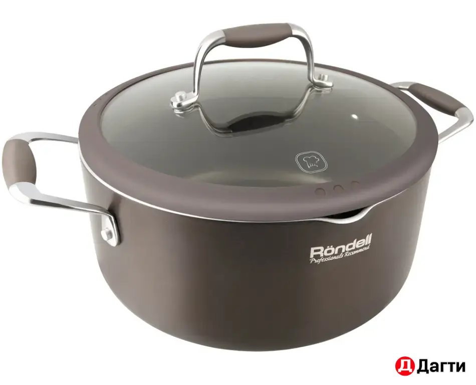 Кастрюля 5,5 л Rondell Mocco 26 см с/кр RDA-551 (BN)