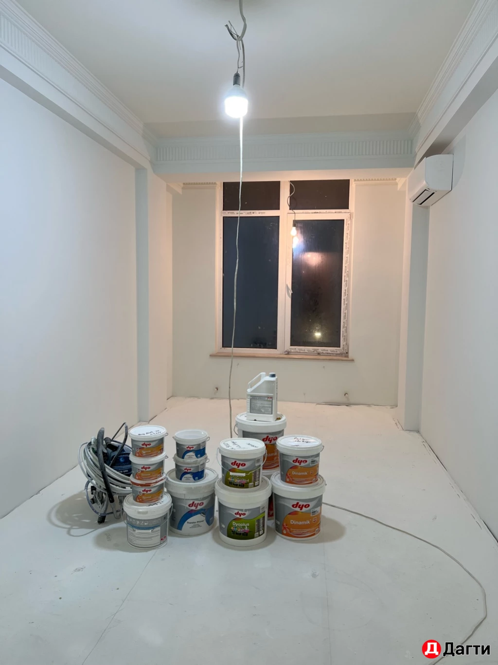 Безвоздушная покраска, побелка, побелка стен, побелка потолка