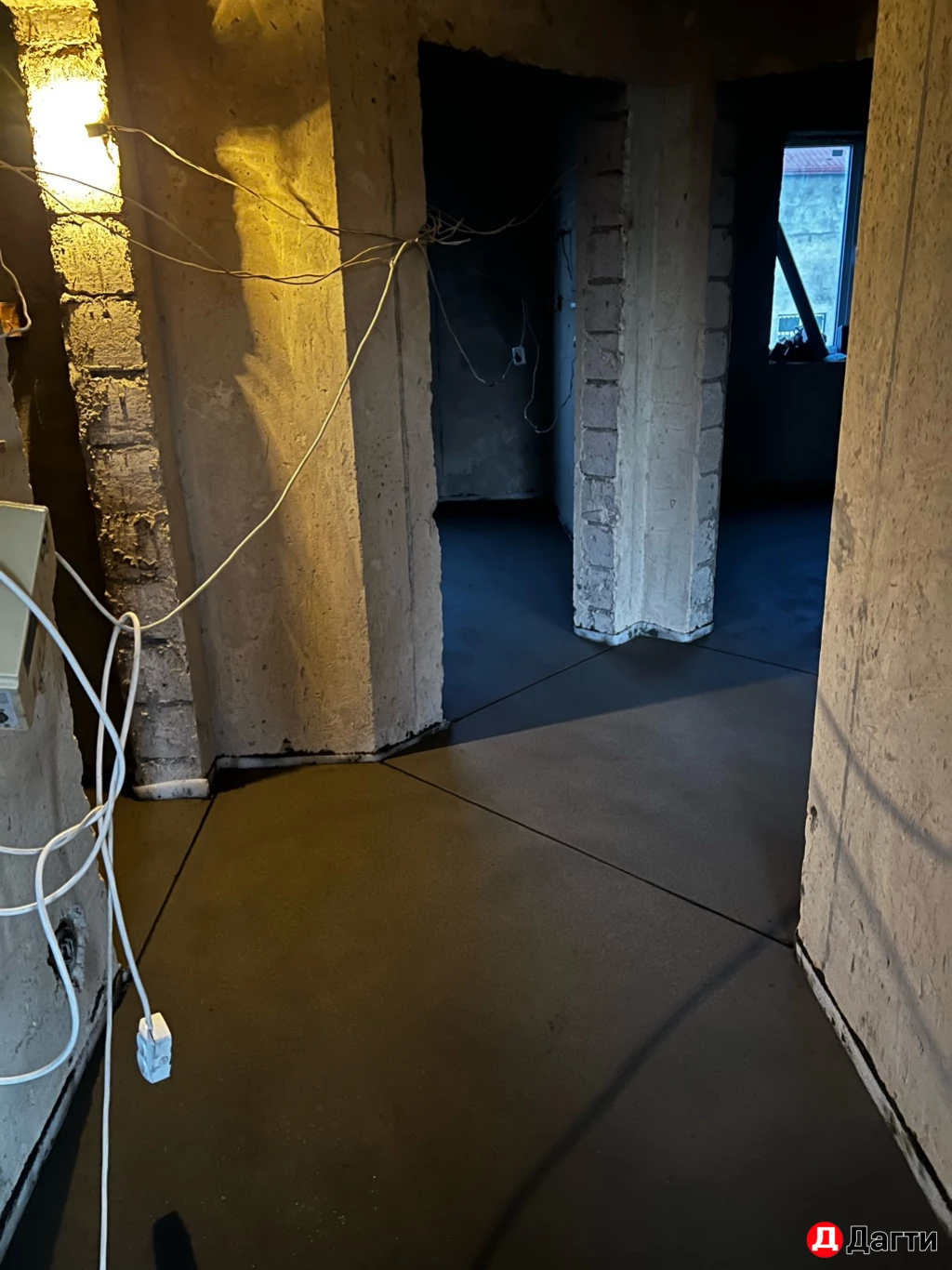 Полусухая стяжка пола за 1 день