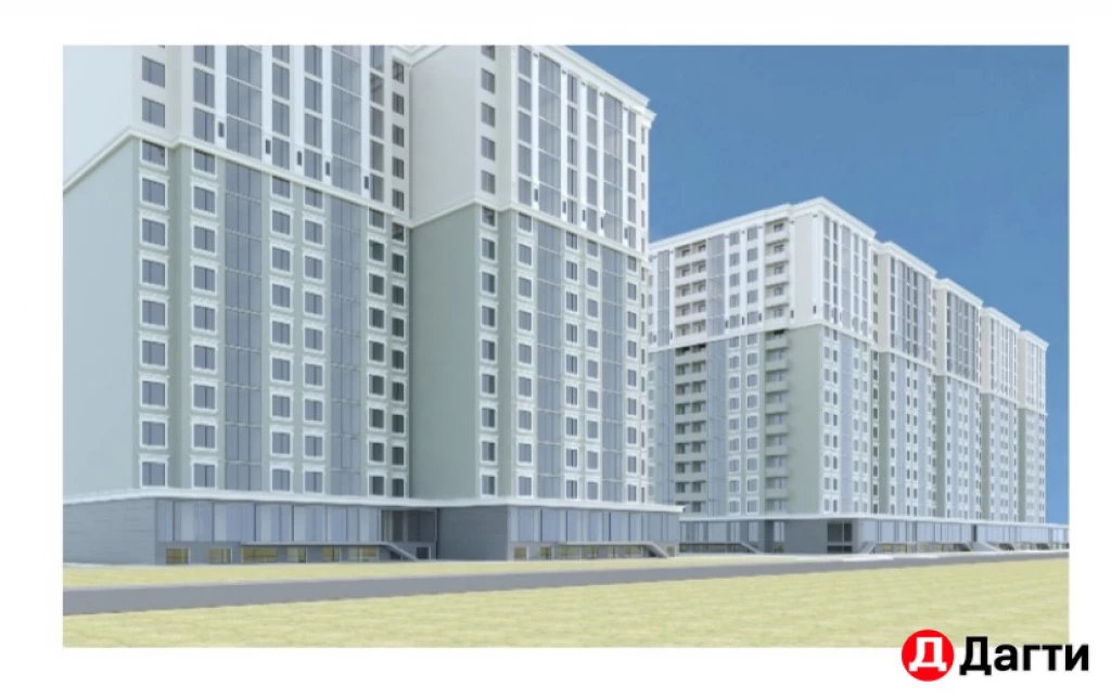 Квартира, 1 комната, 58 м², Застройщик