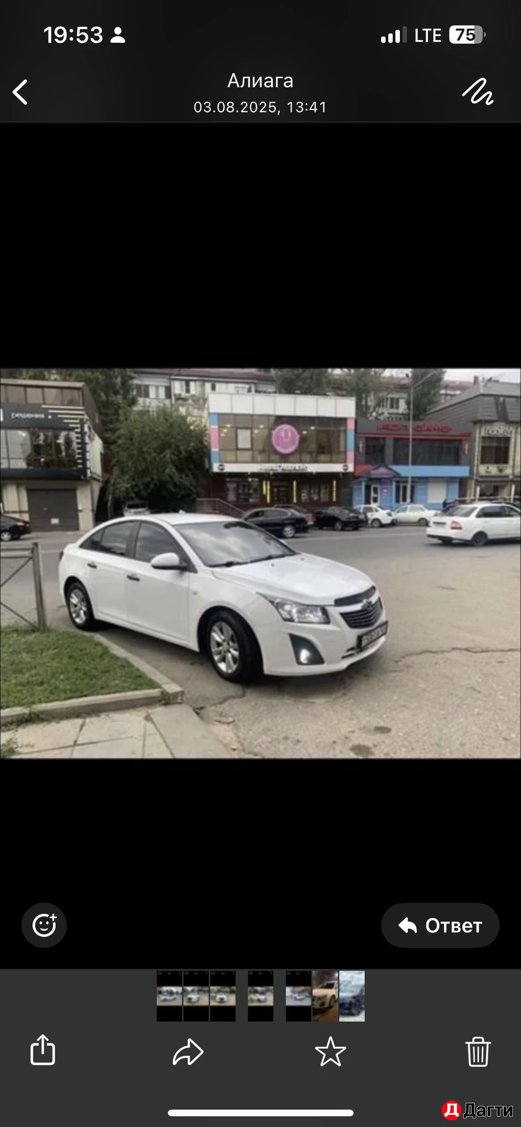 Chevrolet Cruze, 2012 года