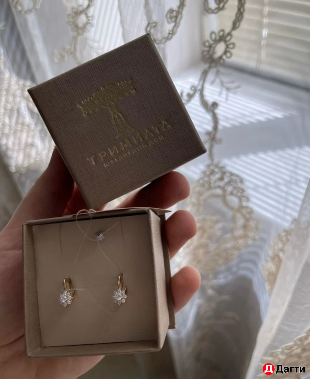 Золотые серьги детские