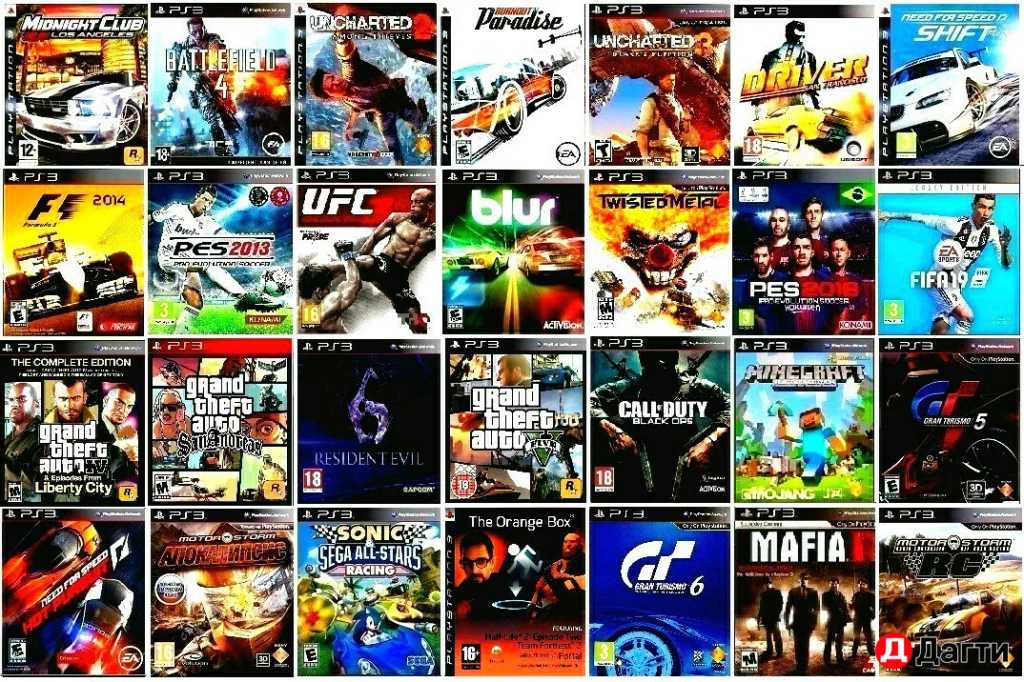 PS3 - PS4 закачка игр - ремонт