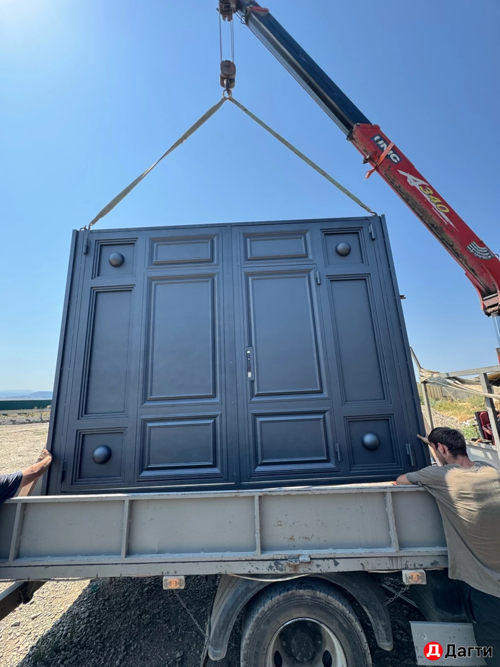 Ворота распашные навесы