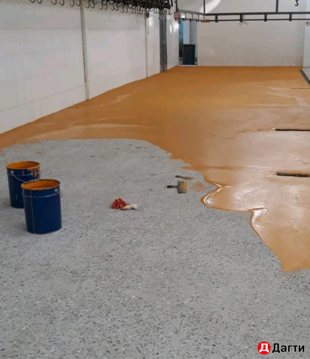 Краска для бетонного пола.