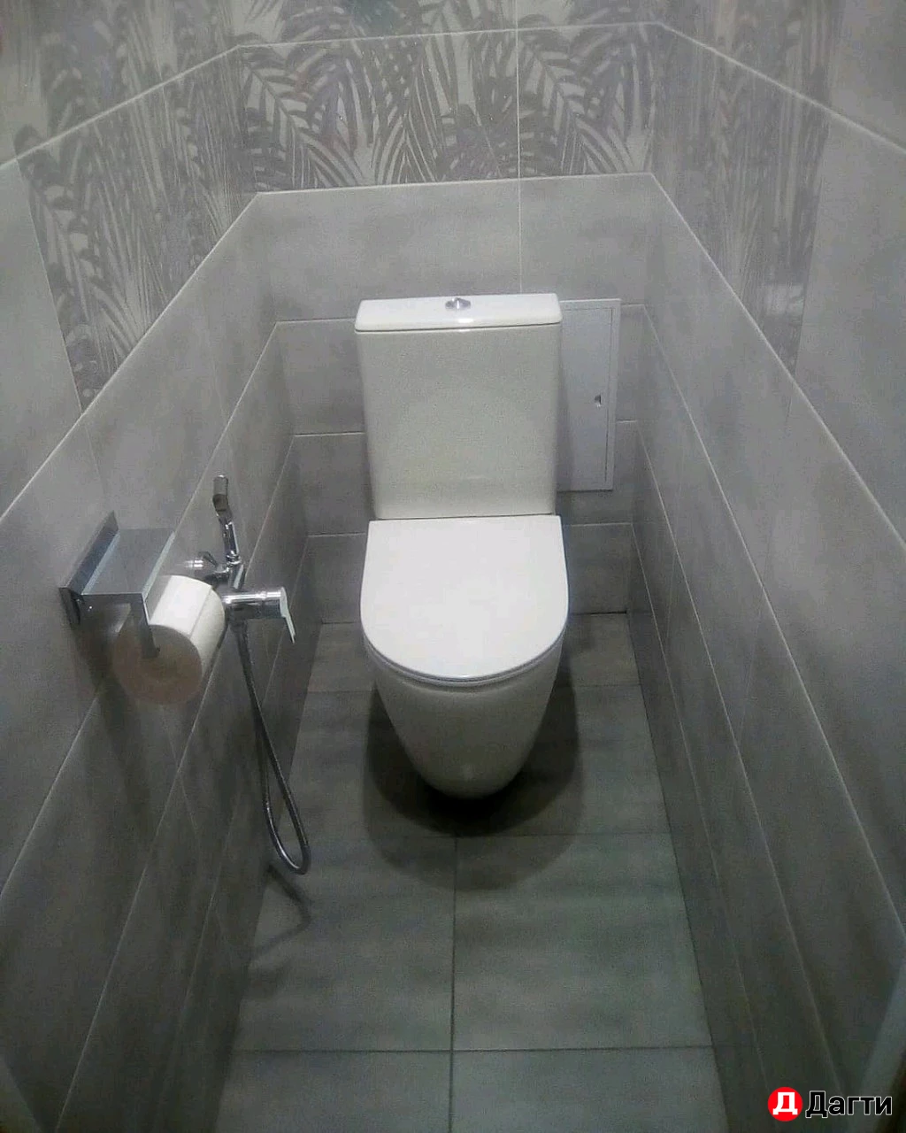 Укладка кафельной плитки (полный ремонт санузла)