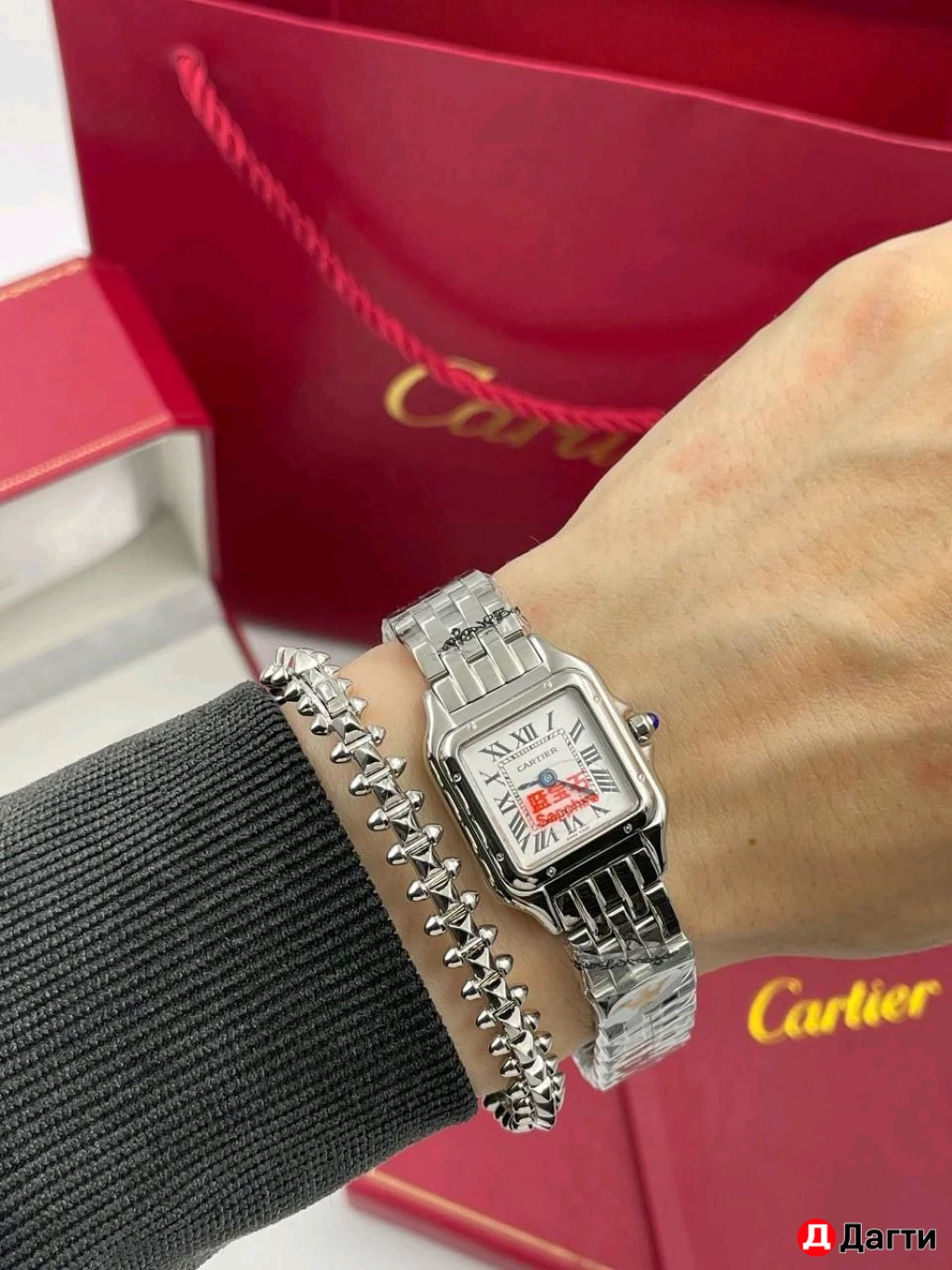 Часы женские Cartier de panthere  22 mm 27 mm премиум