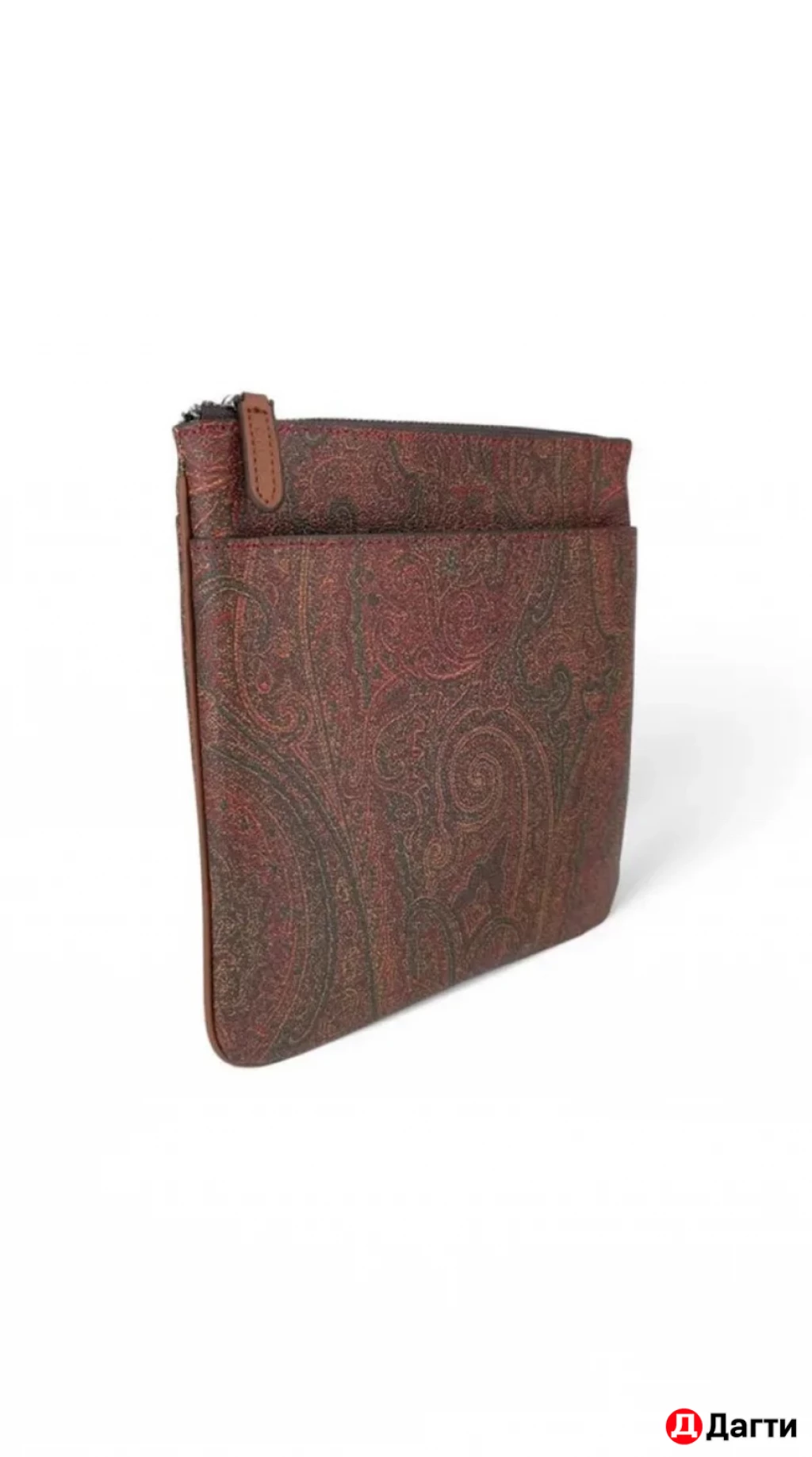 Барсетка кожаная через плечо ETRO Этро Жимолость