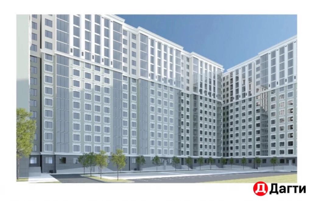 Квартира, 1 комната, 58 м², Застройщик