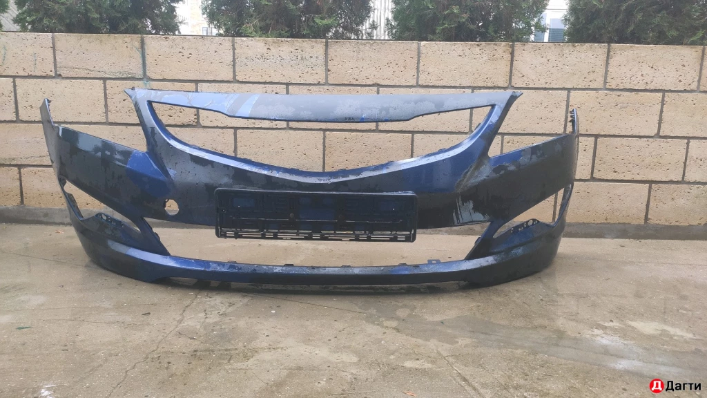 Передний бампер на салярис