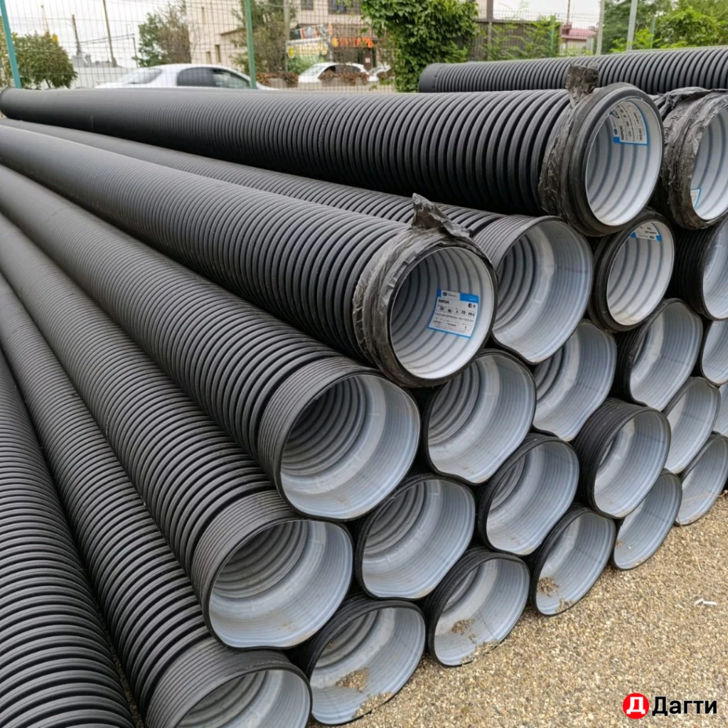 Труба гофрированная для канализации