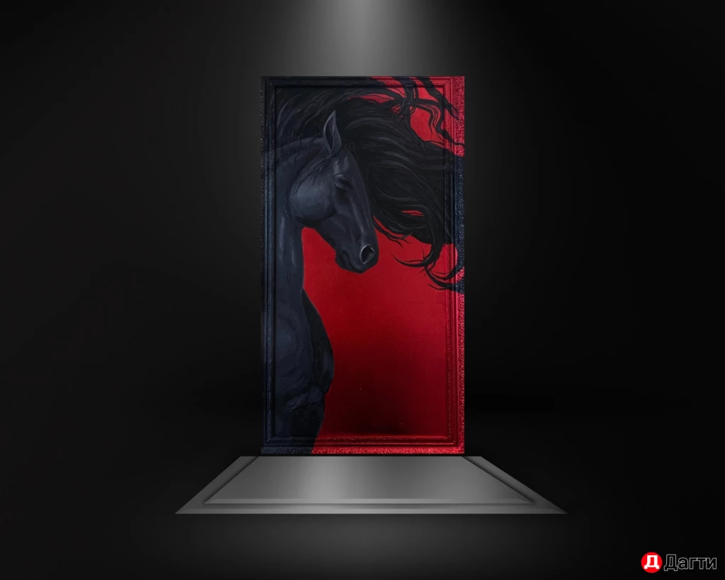 Картина «Чёрное пламя»