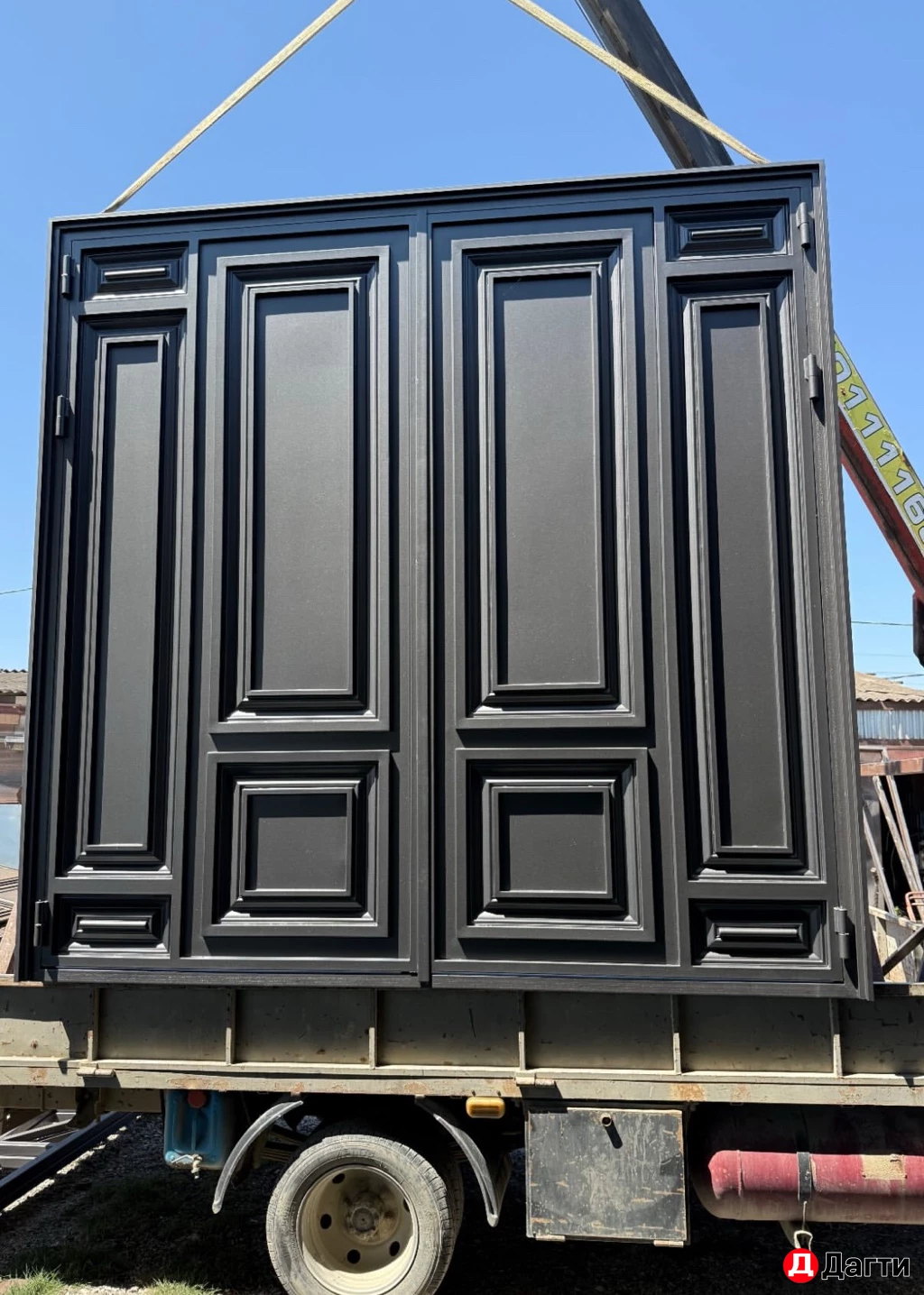 Ворота распашные навесы