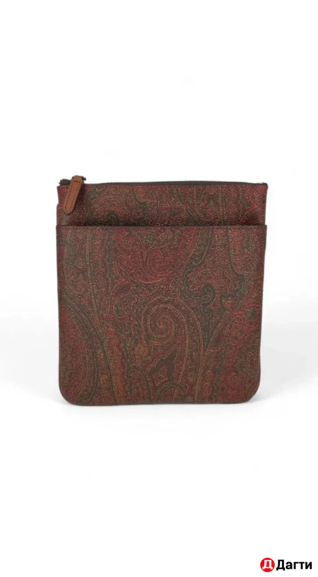 Барсетка кожаная через плечо ETRO Этро Жимолость