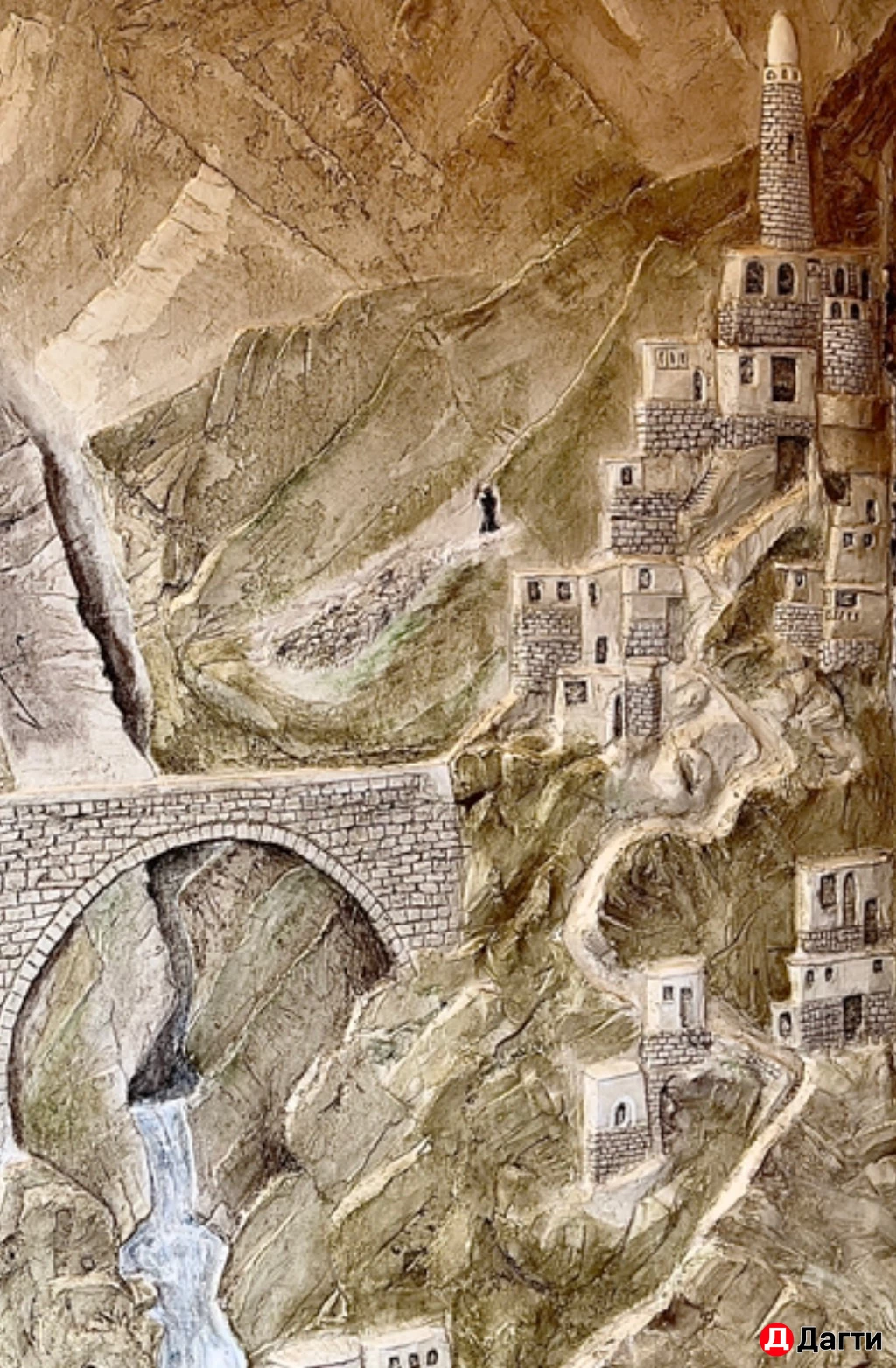 Барельеф,скала ,шпаклевание