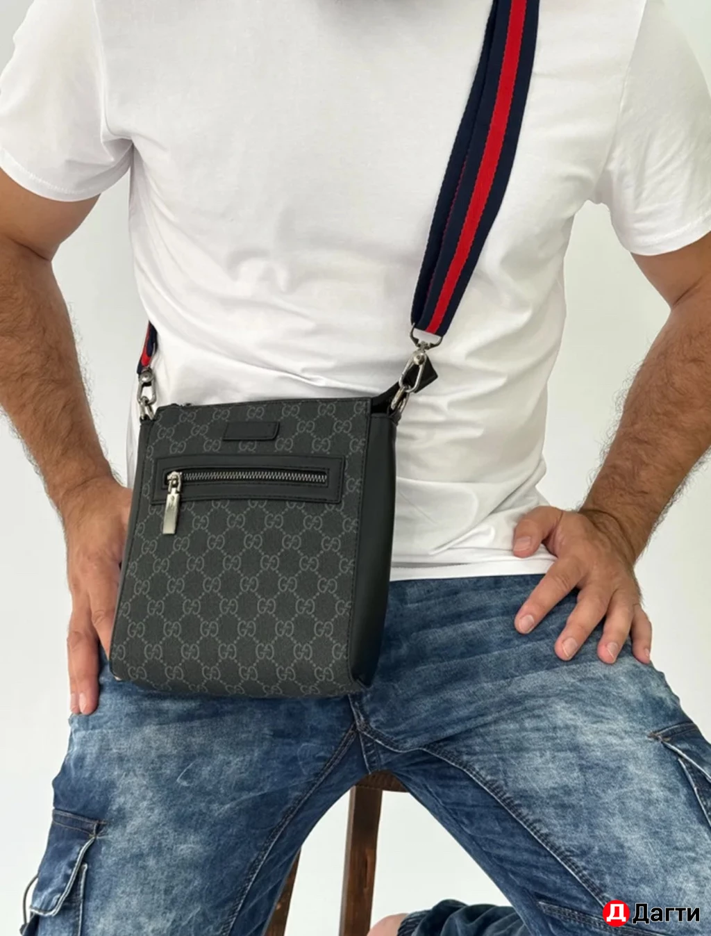 Легендарная барсетка Gucci через плечо