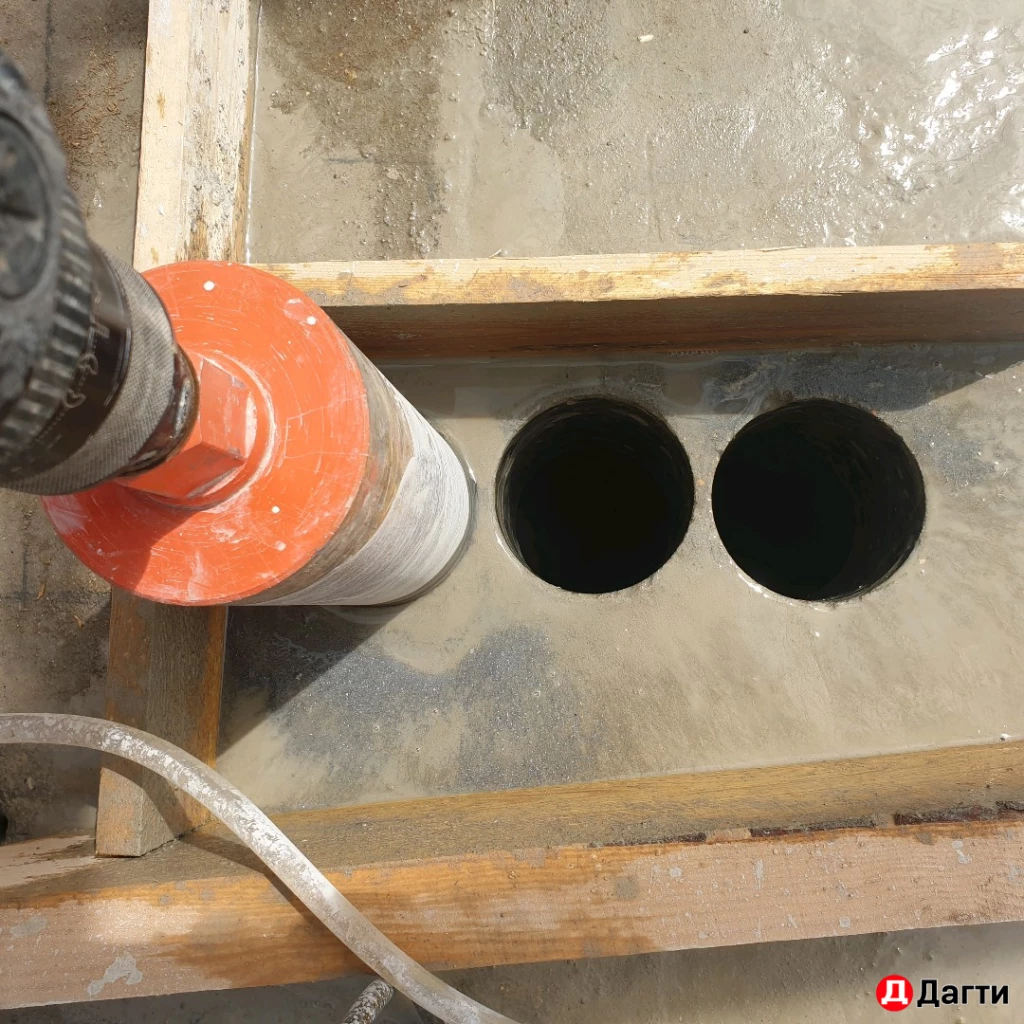 Алмазное сверление и резка стен