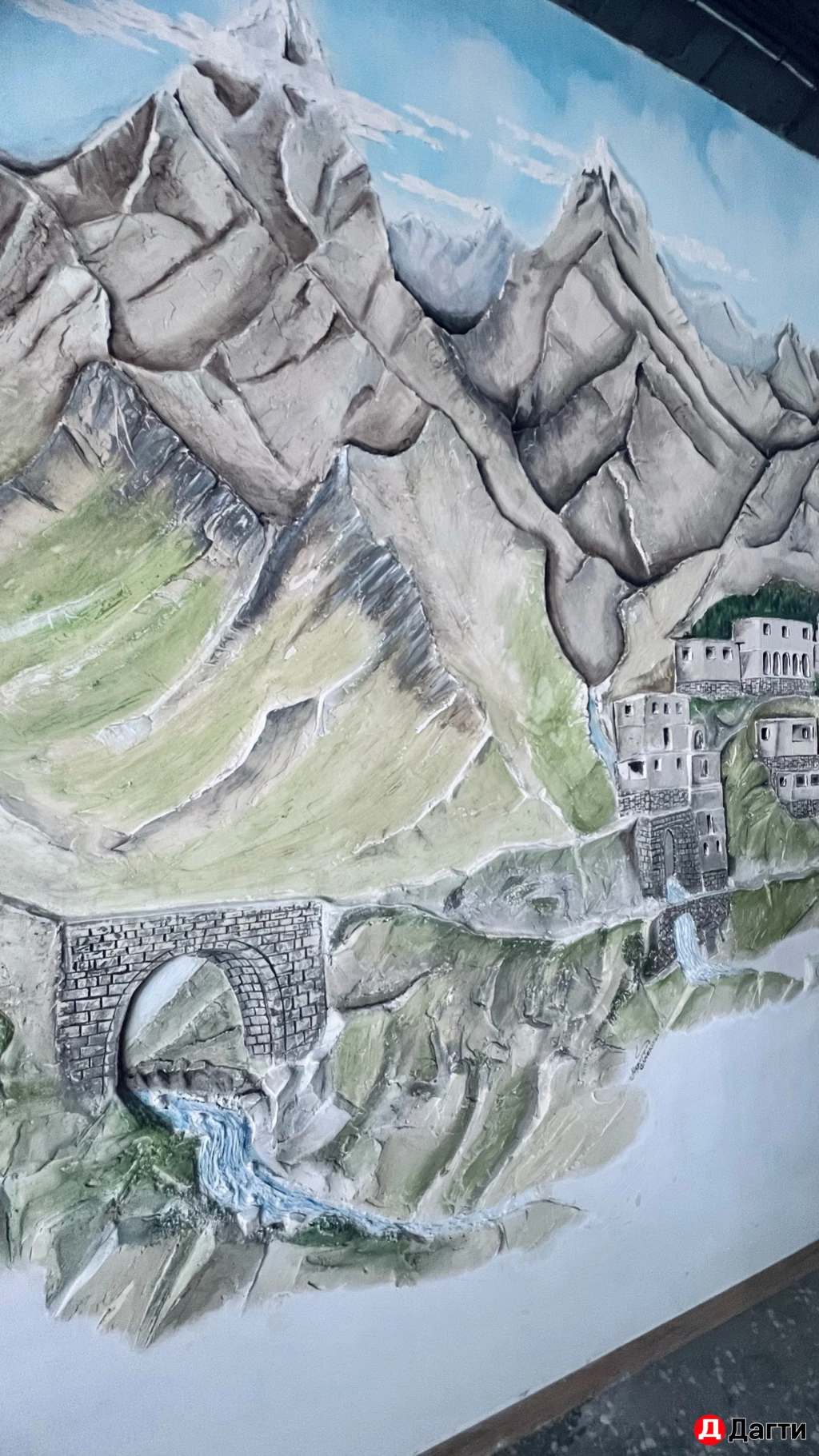 Барельеф шпаклевание