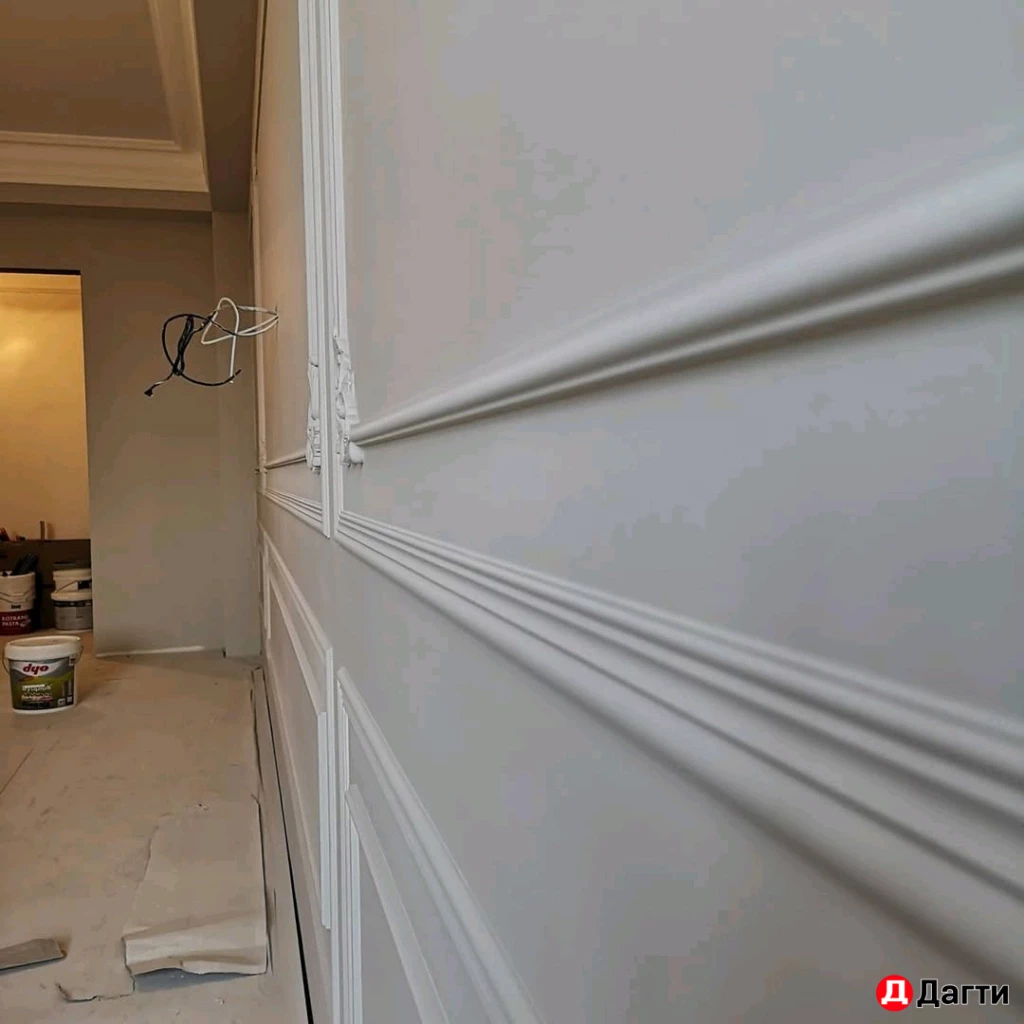 Поклейка обоев, ремонт