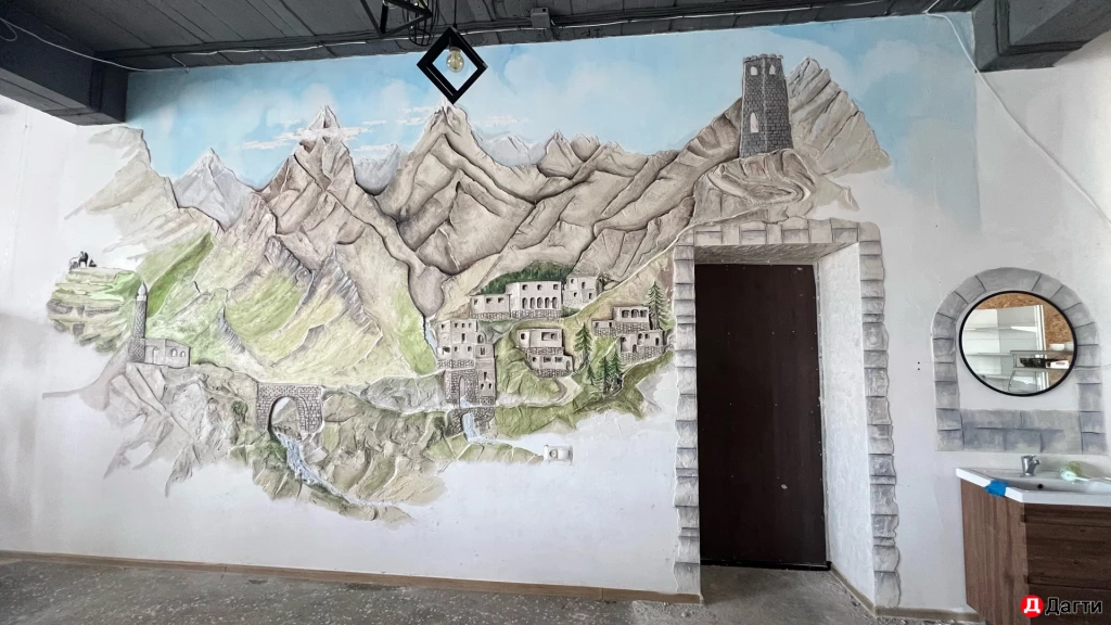 Барельеф шпаклевание