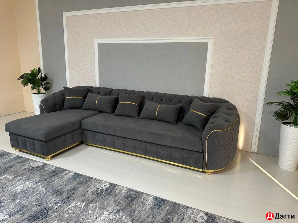 Диван с оттоманкой «Беллона» раскладной