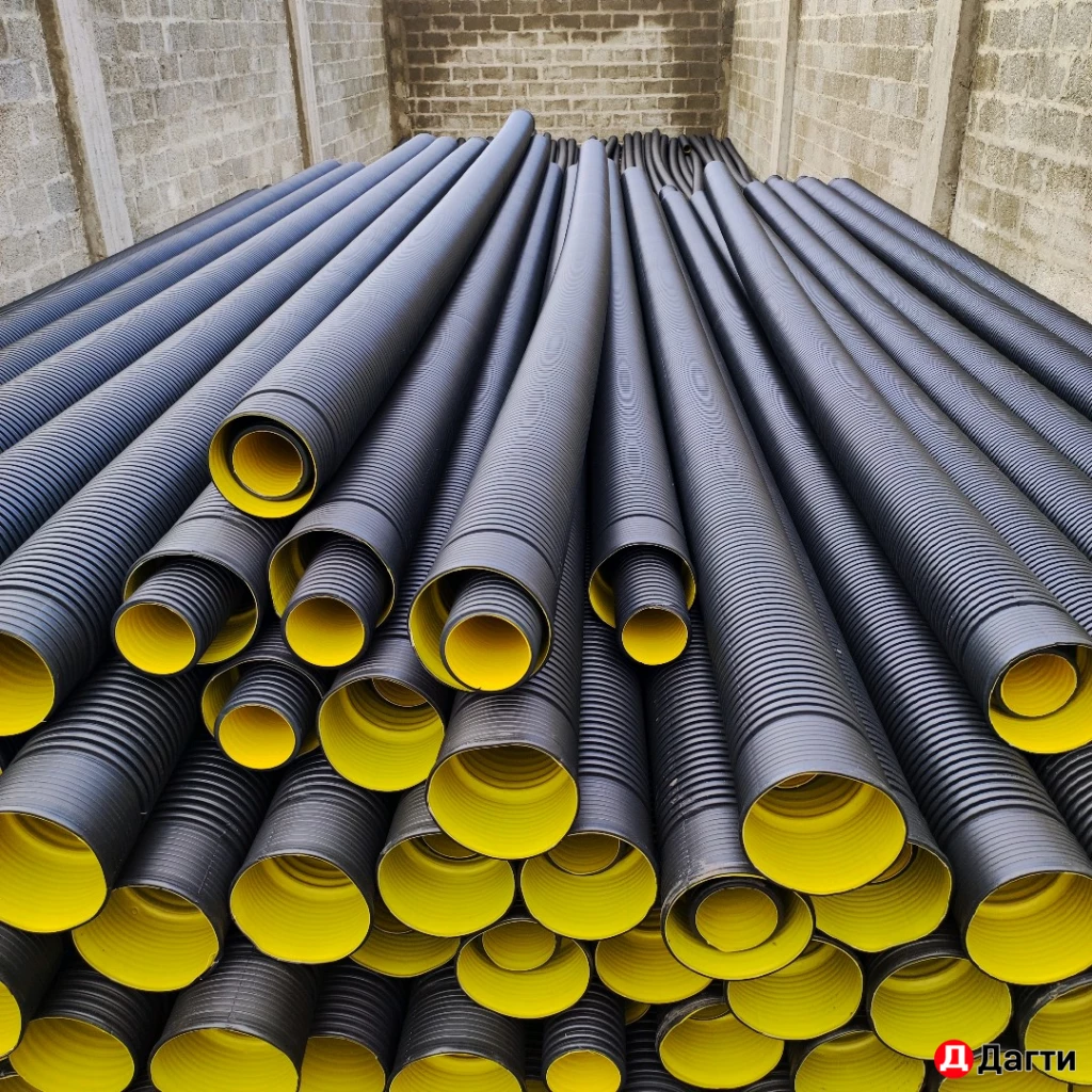 Труба гофрированная для канализации
