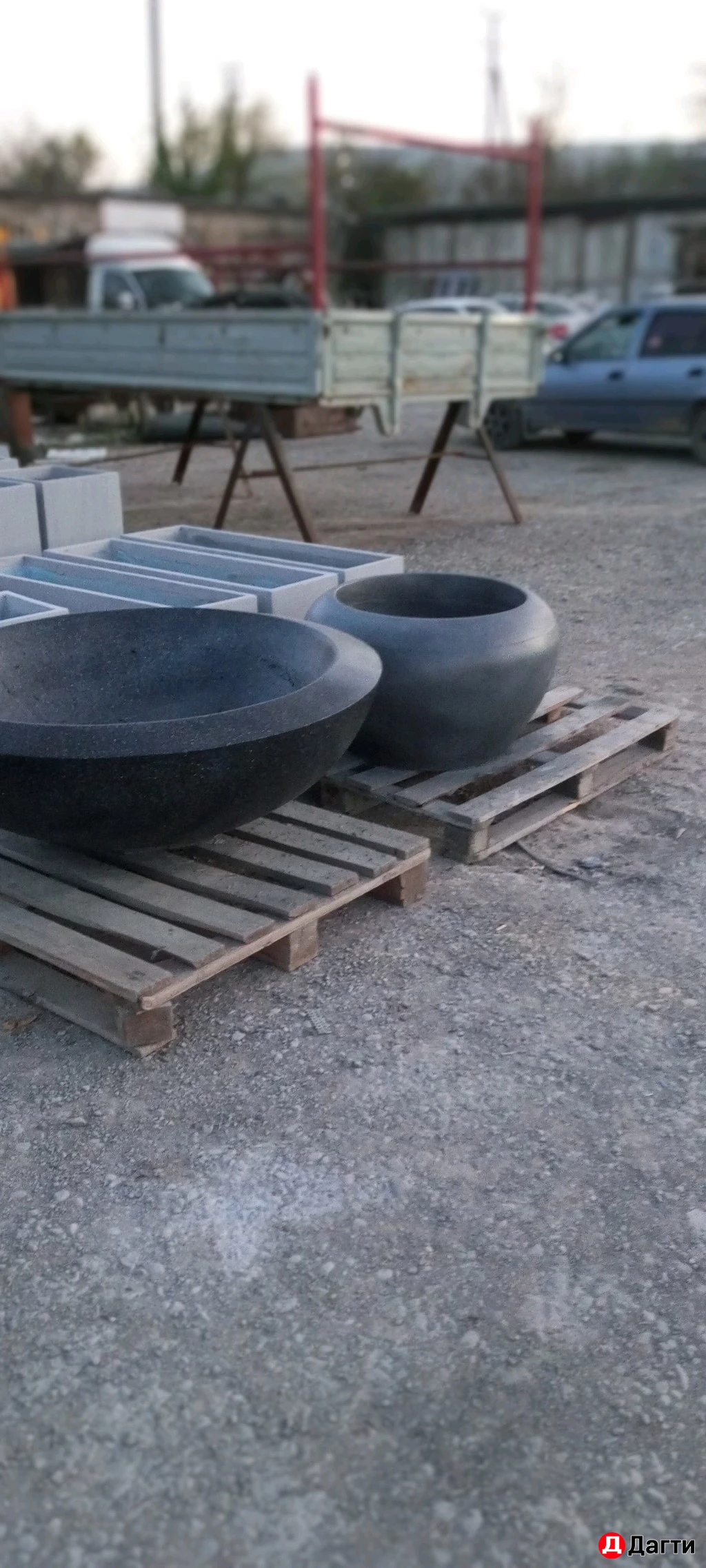 Кашпо бетонное, цветочницы