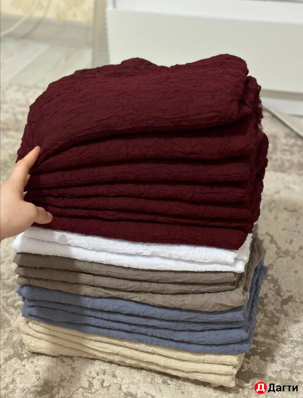 Жатые шарфы