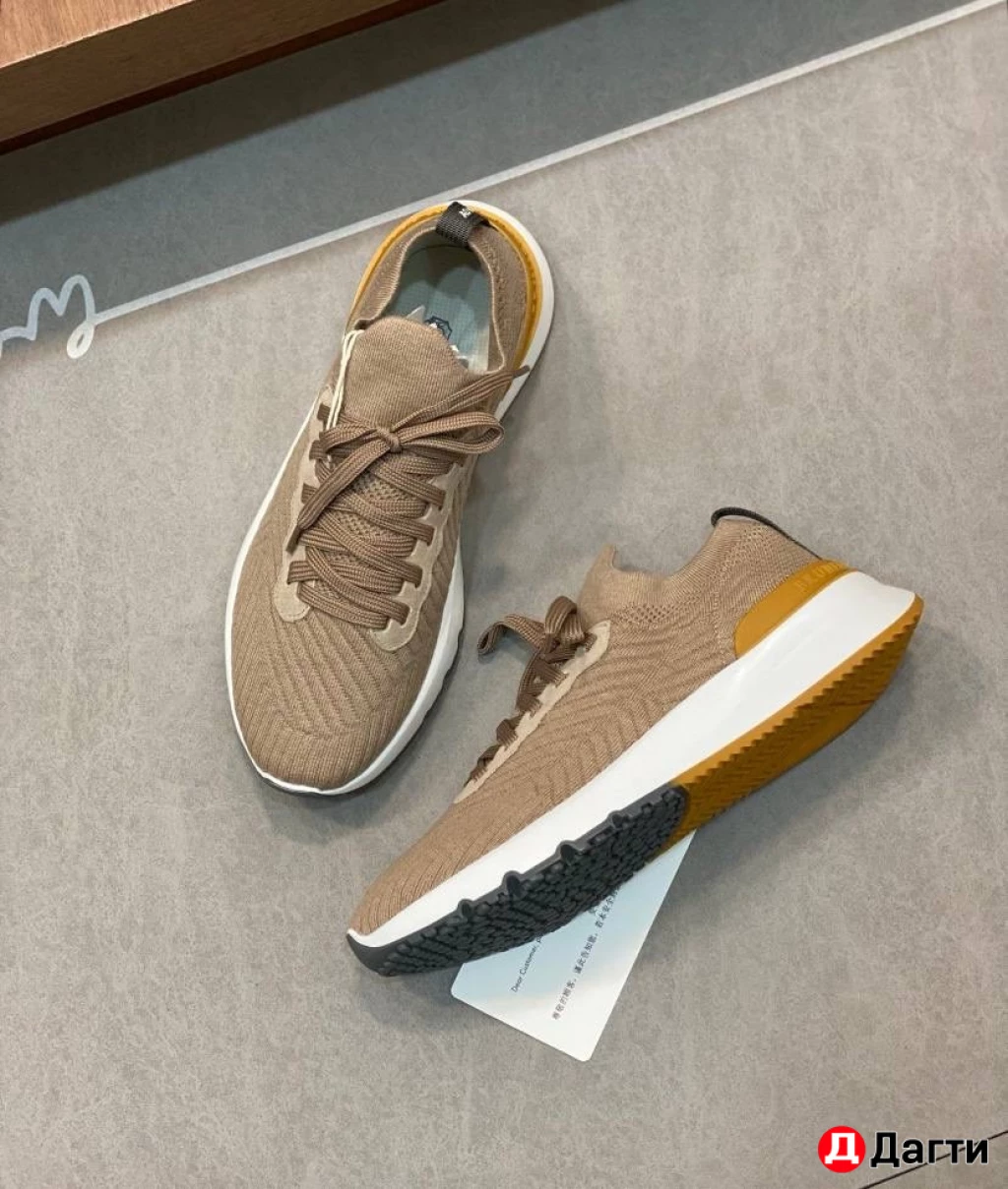 Мужские кроссовки от бренда Brunello Cucinelli