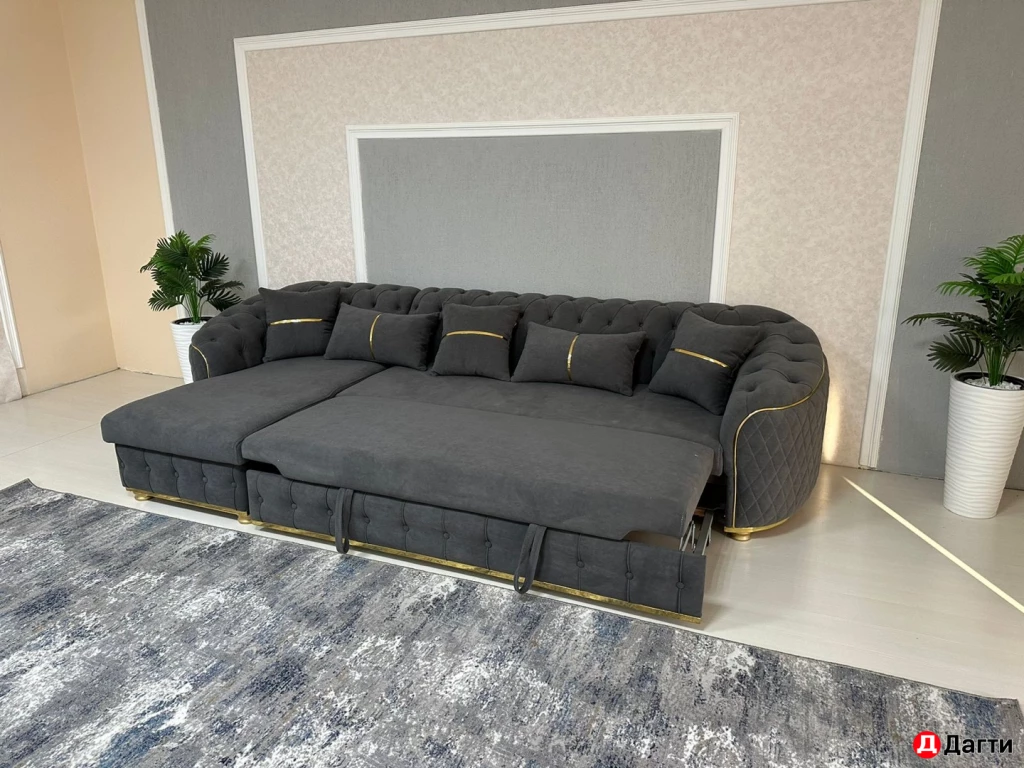 Диван с оттоманкой «Беллона» раскладной