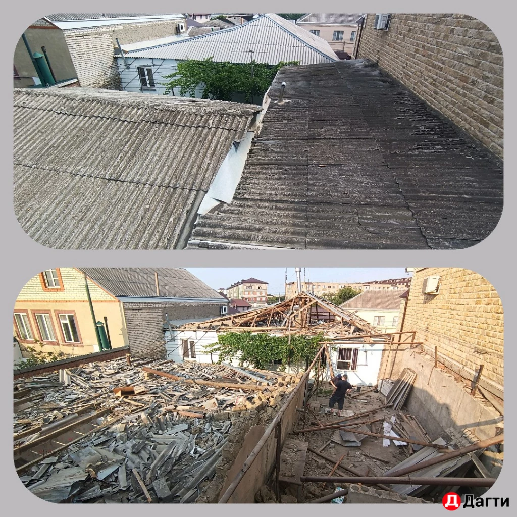 Демонтаж крыши/стен/домов/демонтаж любых сооружений под ключ