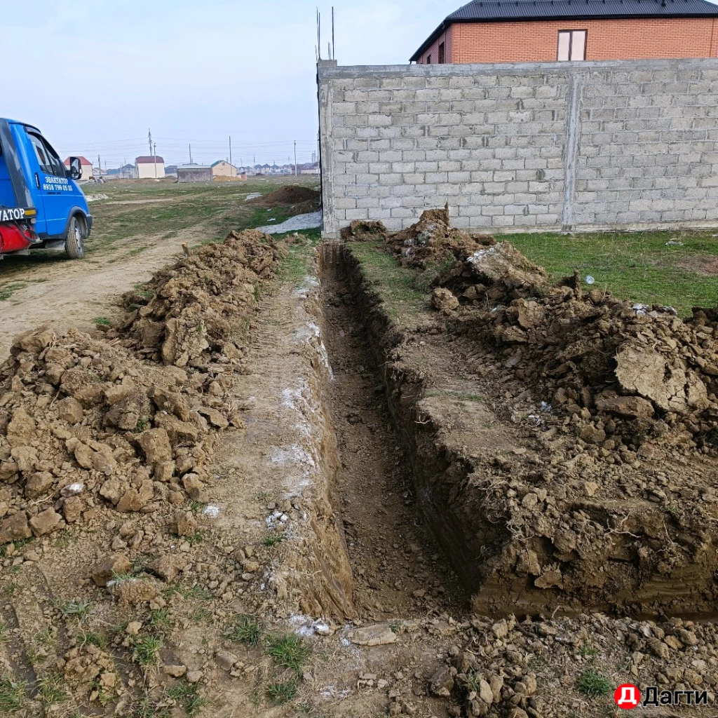 Услуги мини-экскаватора