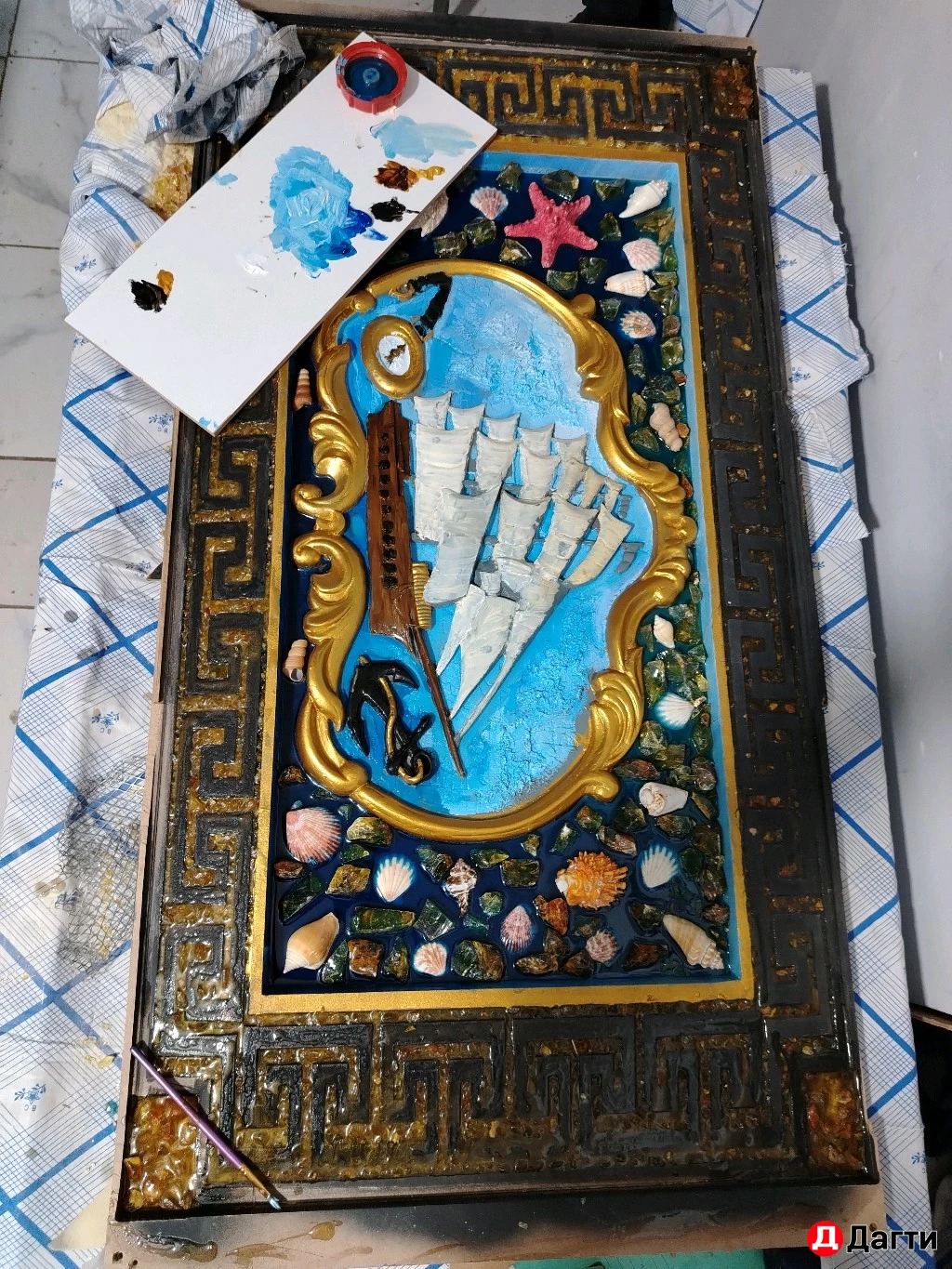 Стол эбокстдная смола